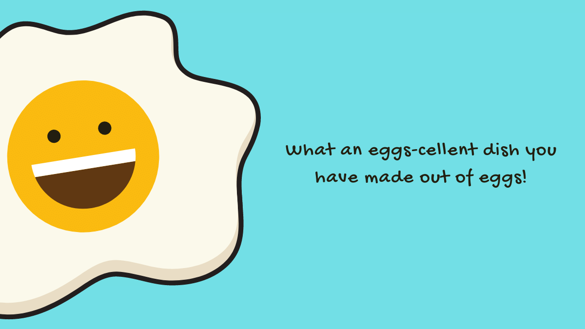 funny egg puns & omelette puns